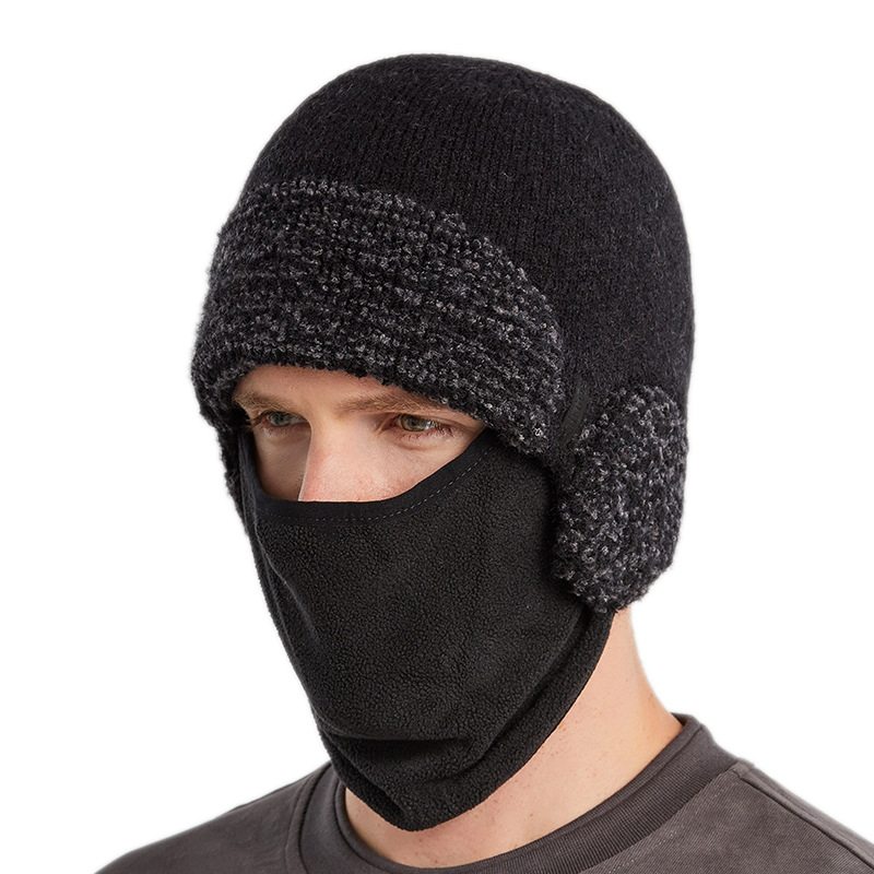 Winter Beanie for Men Women, Fleece Lined Beanie Soft Warm Knit Hat Ski Stocking Cuffed Cap